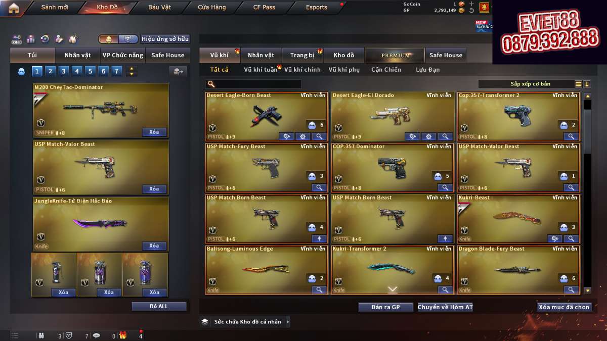shop acc cf uy tin gia re